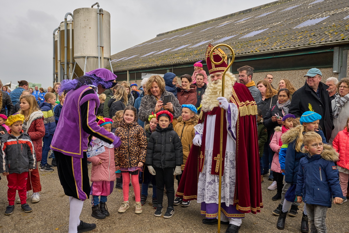 Sint en Piet in Nieuw Vossemeer