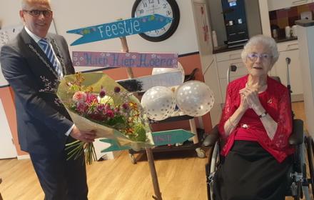 mevr. de klerck 100 jaar 