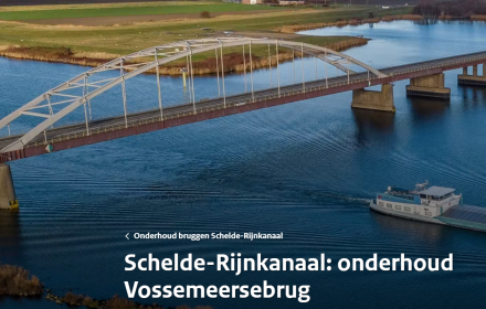 Geplande afsluiting van de Vossemeersebrug
