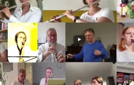 In deze lastige tijd hebben de Steenbergse muziekverenigingen de handen ineen geslagen.