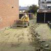 Nieuwe bestrating in de Boerengors