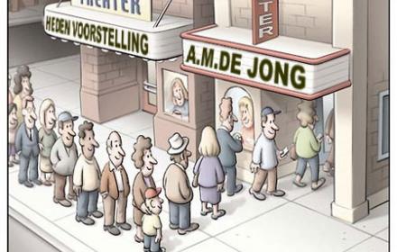 Toneel, AM de Jong.