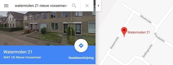 dhl afhaalpunt Nieuw-Vossemeer